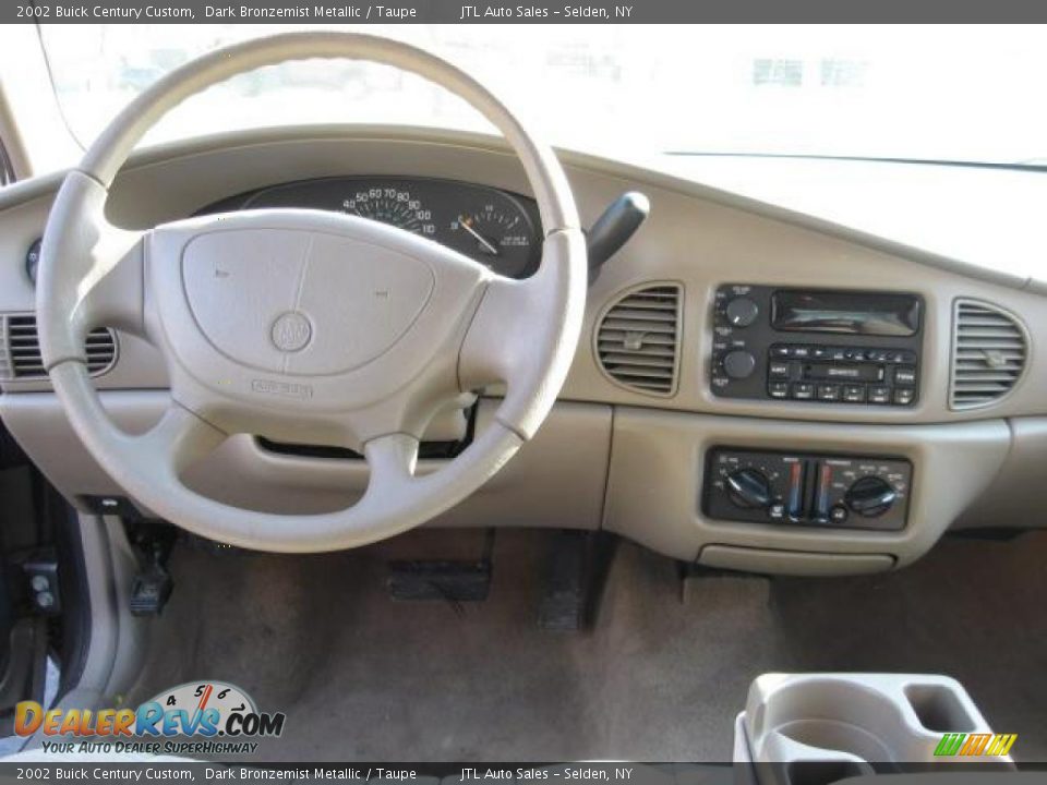2002 Buick Century Custom Dark Bronzemist Metallic / Taupe Photo #5