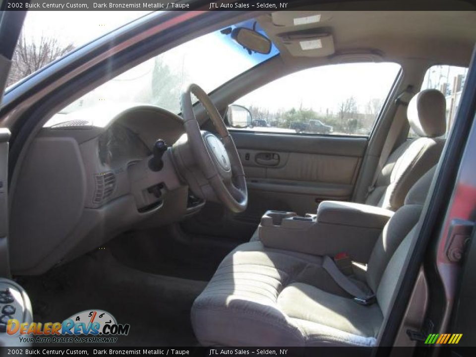 2002 Buick Century Custom Dark Bronzemist Metallic / Taupe Photo #7
