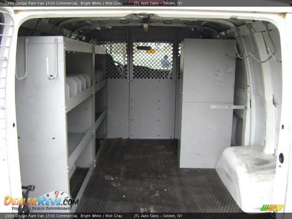1999 Dodge Ram Van 1500 Commercial Bright White / Mist Gray Photo #5