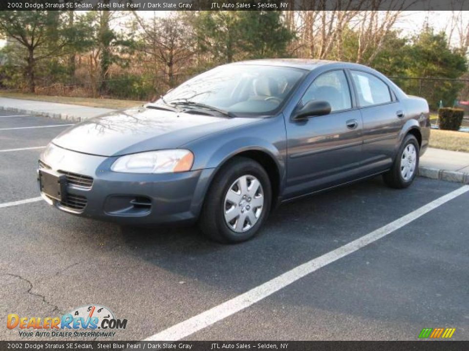 2002 Dodge Stratus SE Sedan Steel Blue Pearl / Dark Slate Gray Photo #1