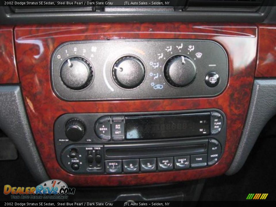 2002 Dodge Stratus SE Sedan Steel Blue Pearl / Dark Slate Gray Photo #8
