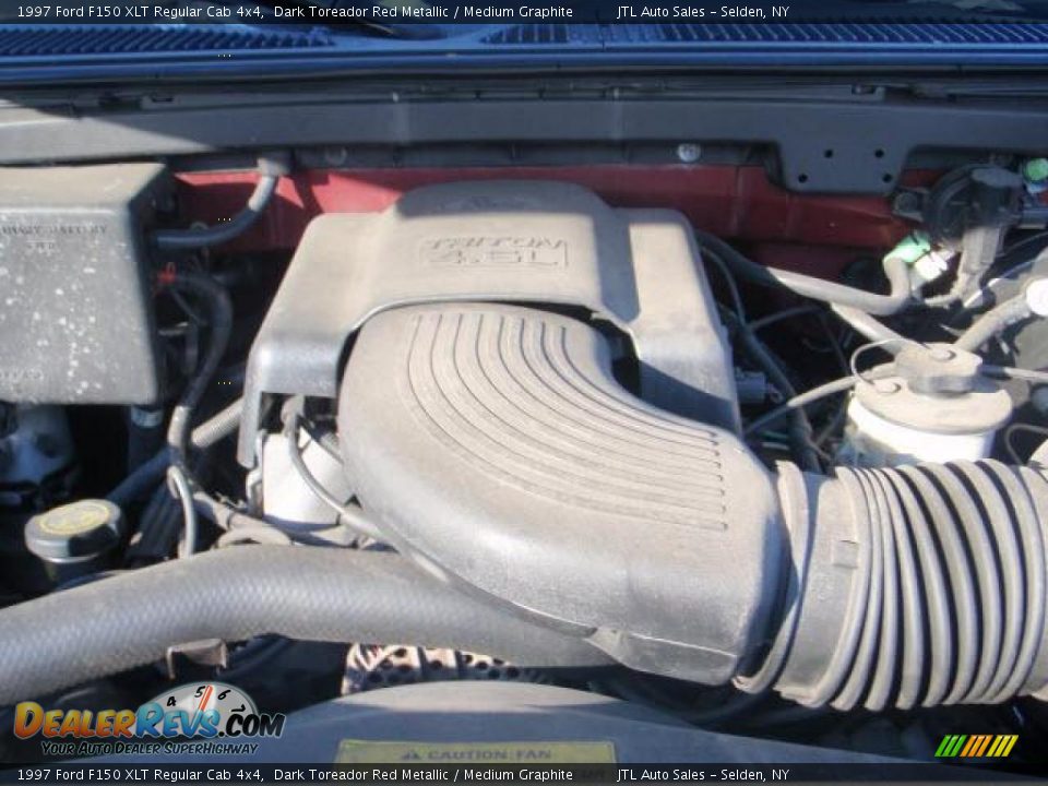 1997 Ford F150 XLT Regular Cab 4x4 Dark Toreador Red Metallic / Medium Graphite Photo #8