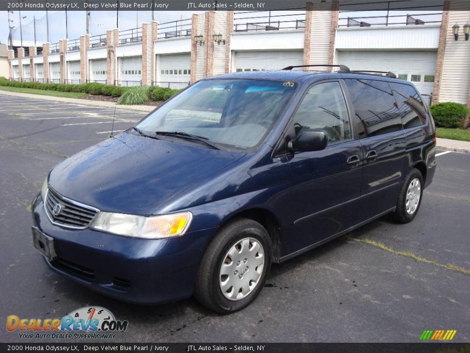 2000 Honda Odyssey LX Deep Velvet Blue Pearl / Ivory Photo #1