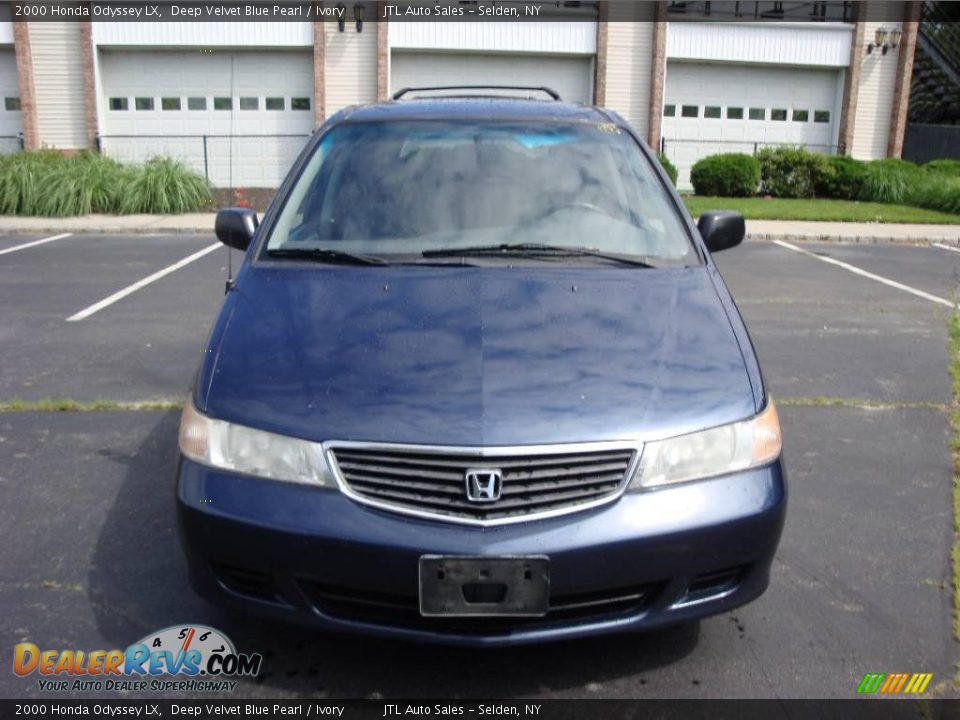 2000 Honda Odyssey LX Deep Velvet Blue Pearl / Ivory Photo #3