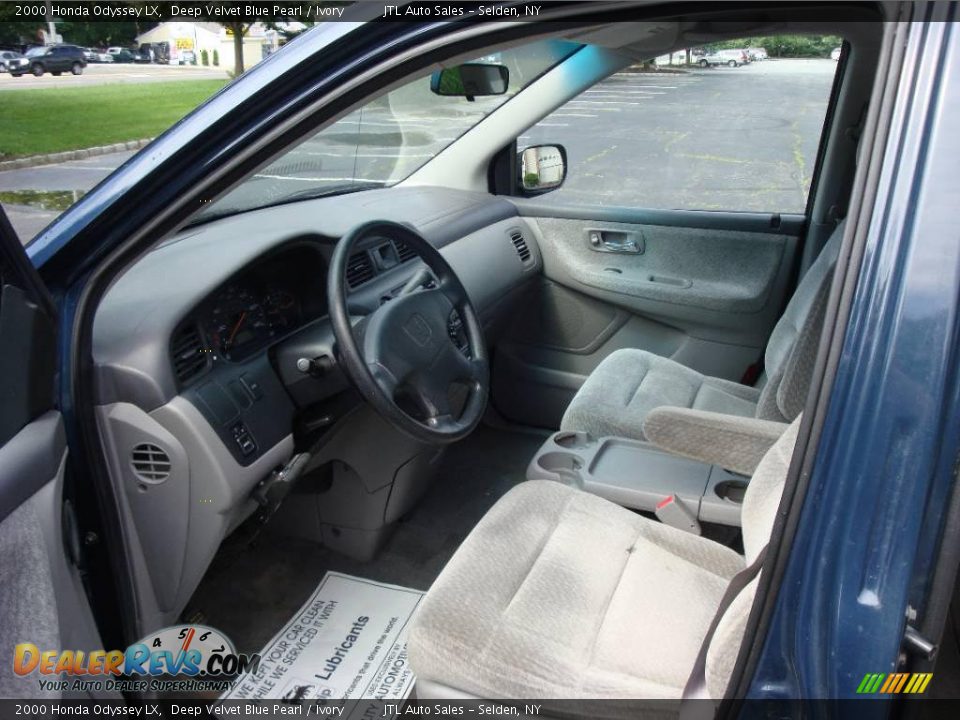 2000 Honda Odyssey LX Deep Velvet Blue Pearl / Ivory Photo #6