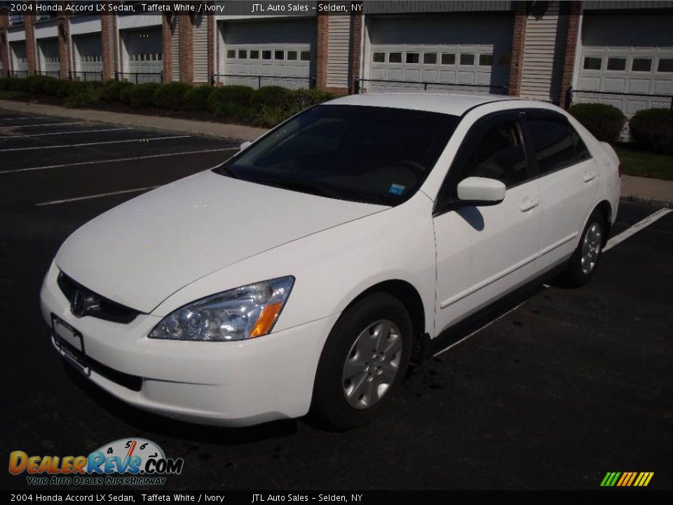 2004 Honda Accord LX Sedan Taffeta White / Ivory Photo #1