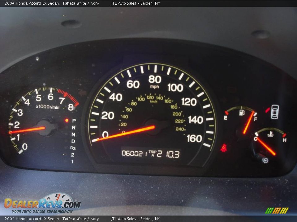 2004 Honda Accord LX Sedan Taffeta White / Ivory Photo #17