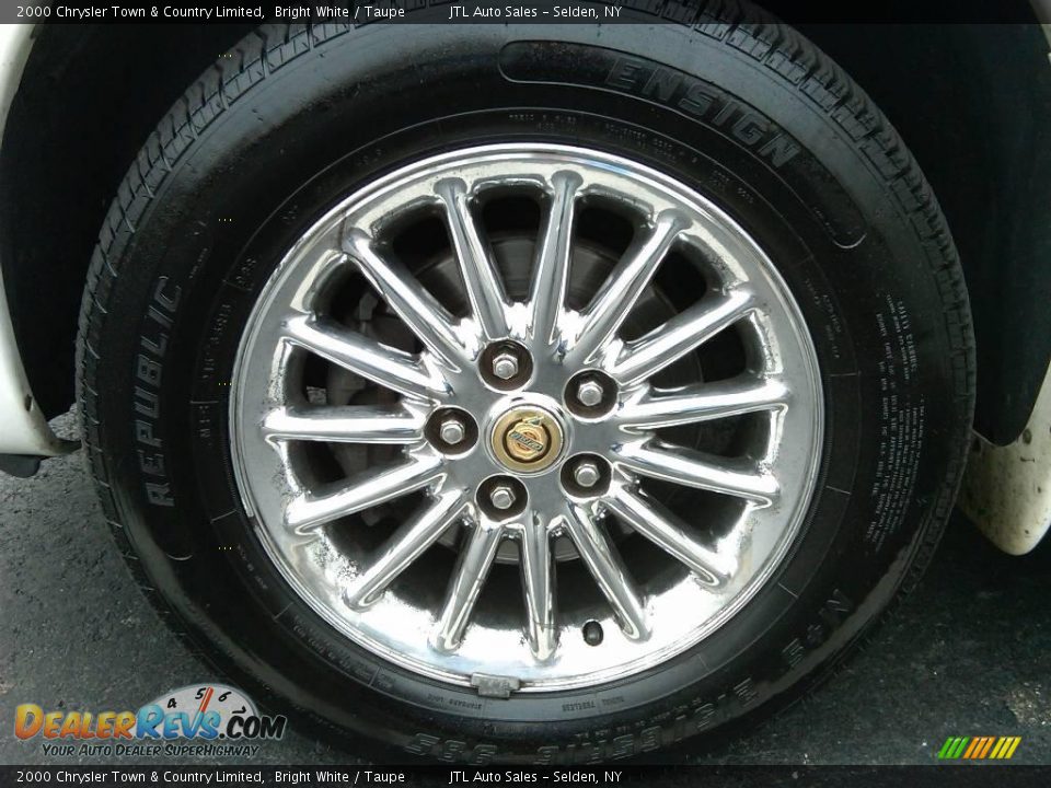 2000 Chrysler Town & Country Limited Bright White / Taupe Photo #9