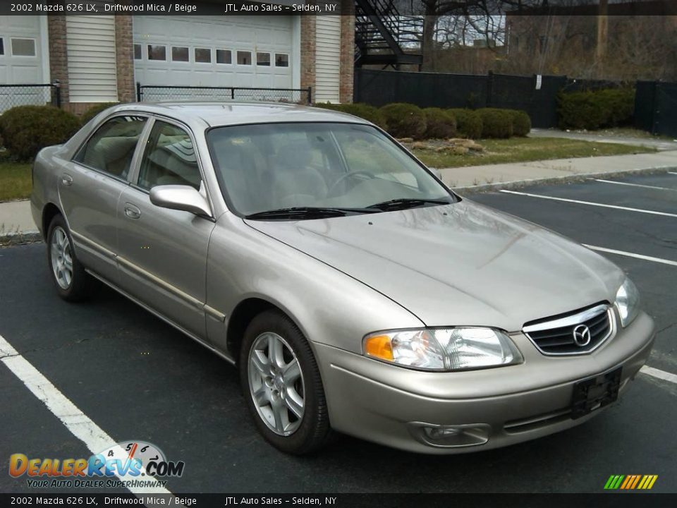 2002 Mazda 626 LX Driftwood Mica / Beige Photo #2