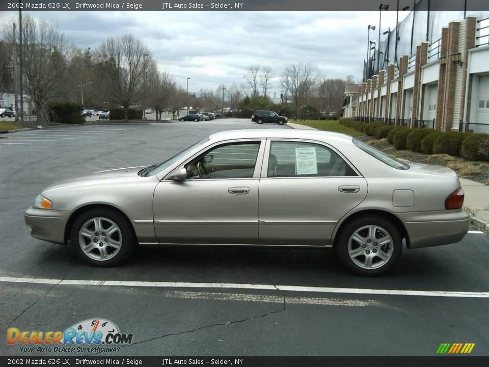 2002 Mazda 626 LX Driftwood Mica / Beige Photo #10