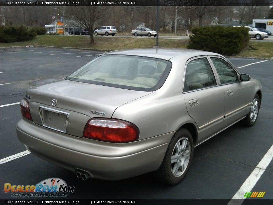 2002 Mazda 626 LX Driftwood Mica / Beige Photo #12