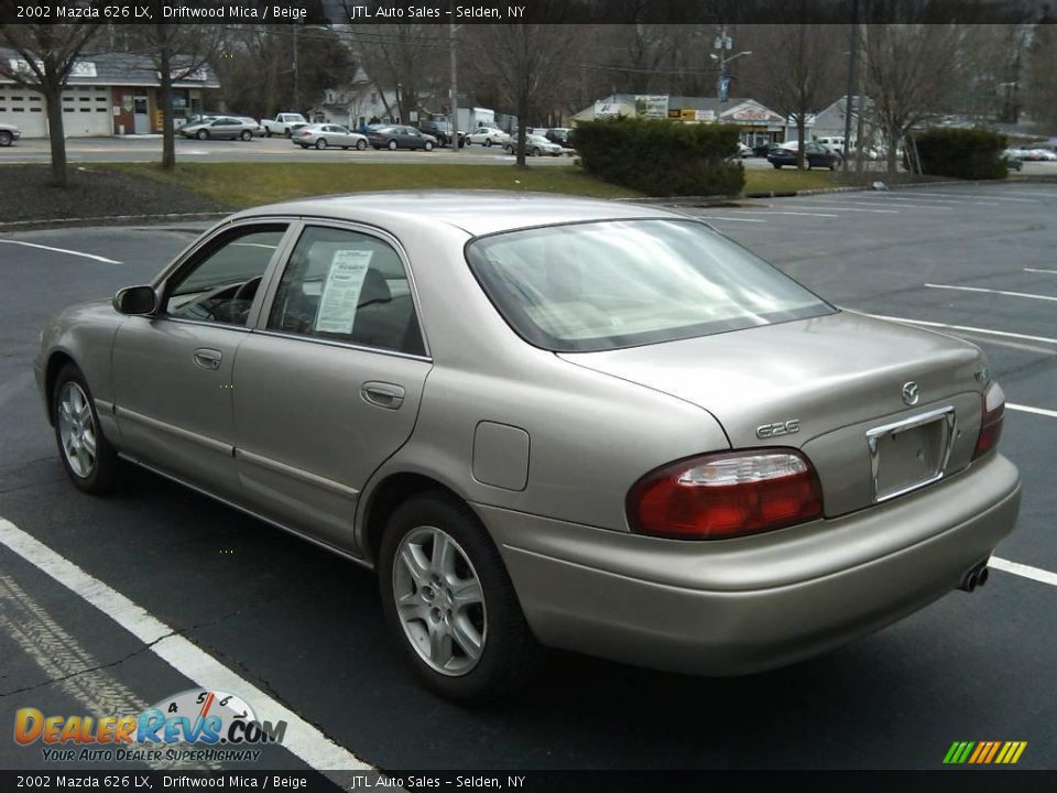 2002 Mazda 626 LX Driftwood Mica / Beige Photo #13