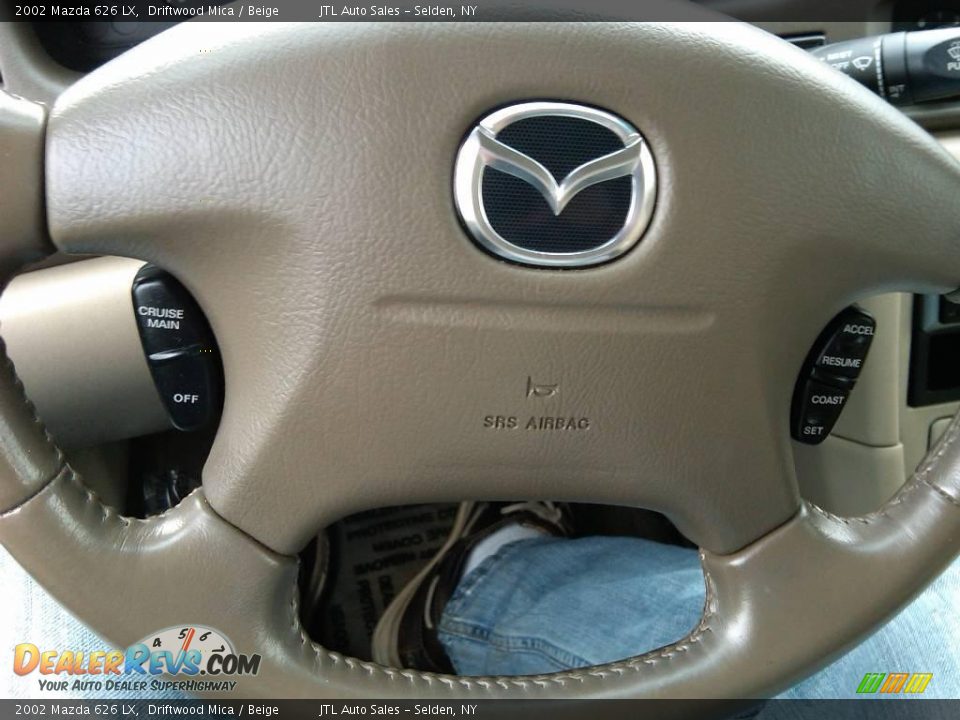 2002 Mazda 626 LX Driftwood Mica / Beige Photo #21