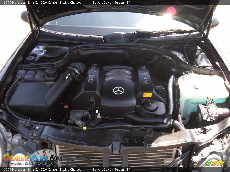 1999 Mercedes-Benz CLK 320 Coupe Black / Charcoal Photo #5