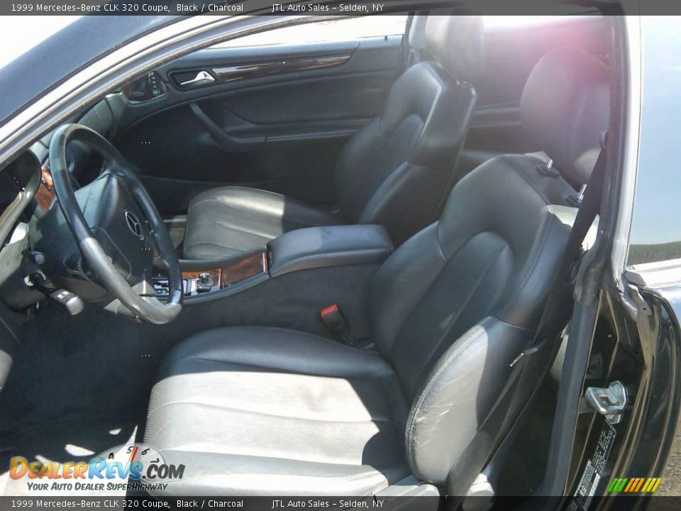 1999 Mercedes-Benz CLK 320 Coupe Black / Charcoal Photo #6