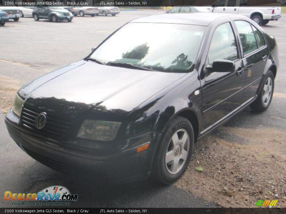 2000 Volkswagen Jetta GLS Sedan Black / Gray Photo #1