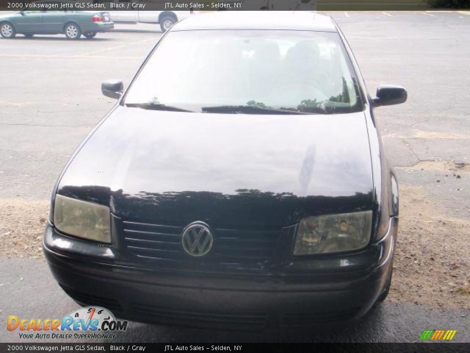 2000 Volkswagen Jetta GLS Sedan Black / Gray Photo #2