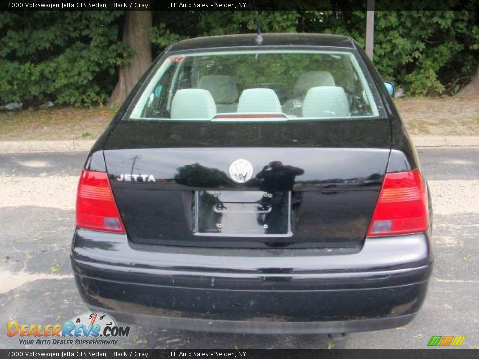2000 Volkswagen Jetta GLS Sedan Black / Gray Photo #5