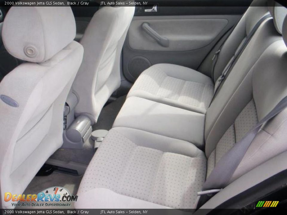 2000 Volkswagen Jetta GLS Sedan Black / Gray Photo #7