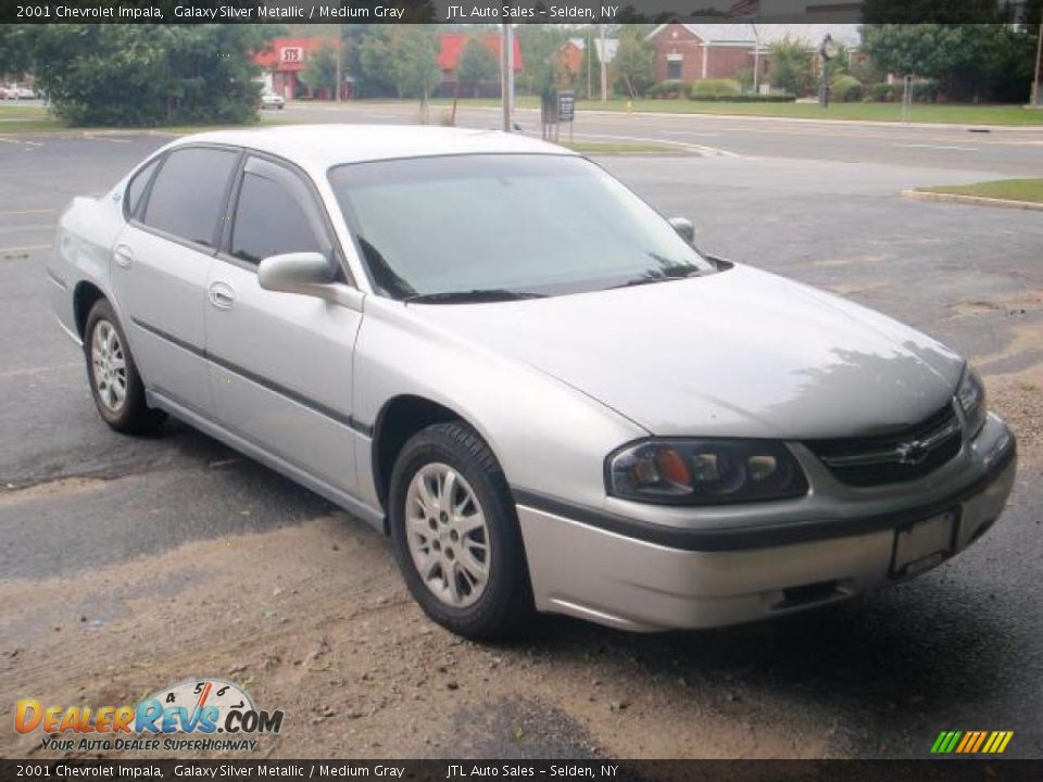 2001 Chevrolet Impala Galaxy Silver Metallic / Medium Gray Photo #3