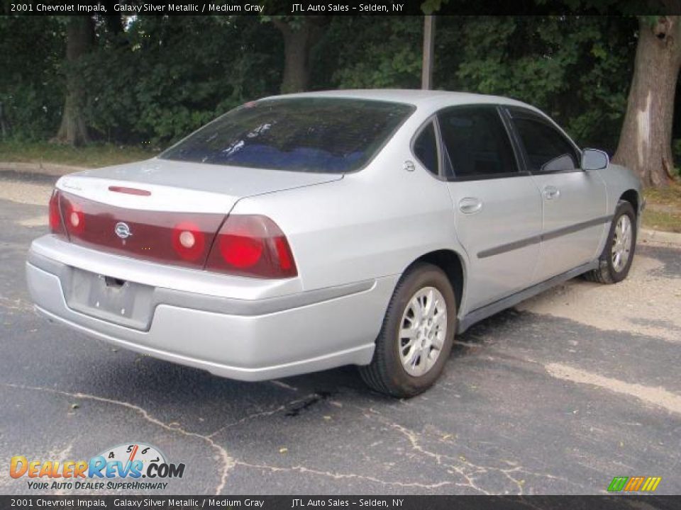 2001 Chevrolet Impala Galaxy Silver Metallic / Medium Gray Photo #4
