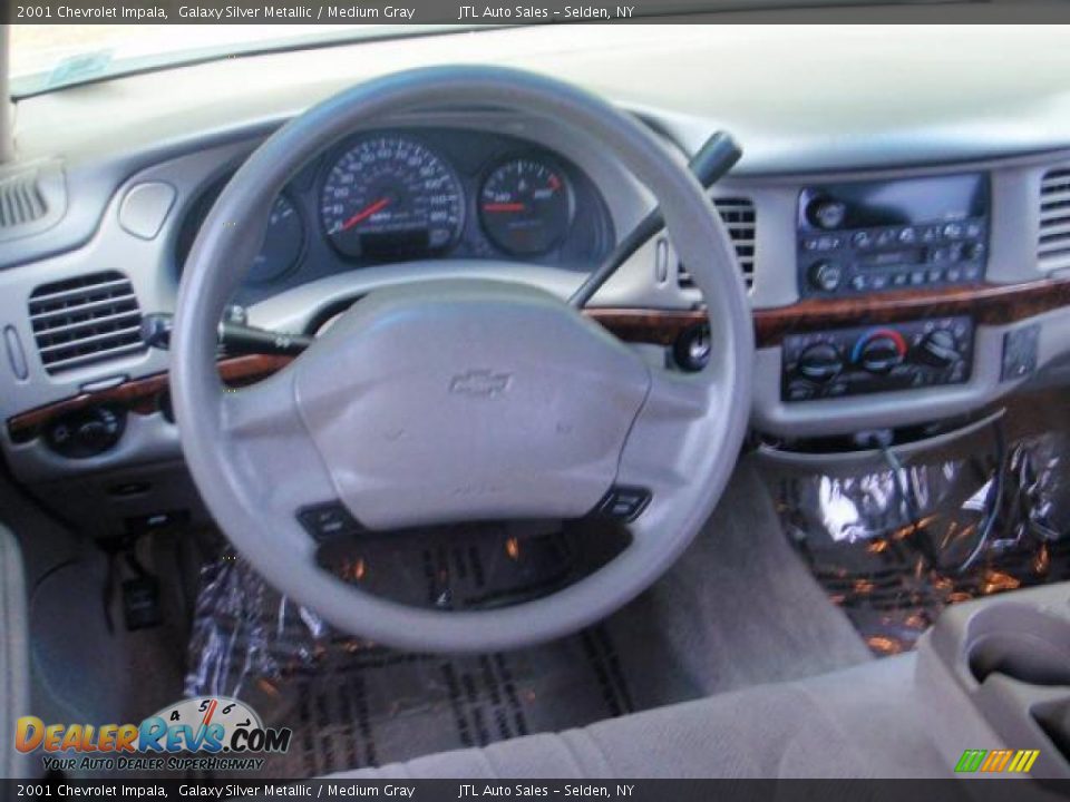 2001 Chevrolet Impala Galaxy Silver Metallic / Medium Gray Photo #6