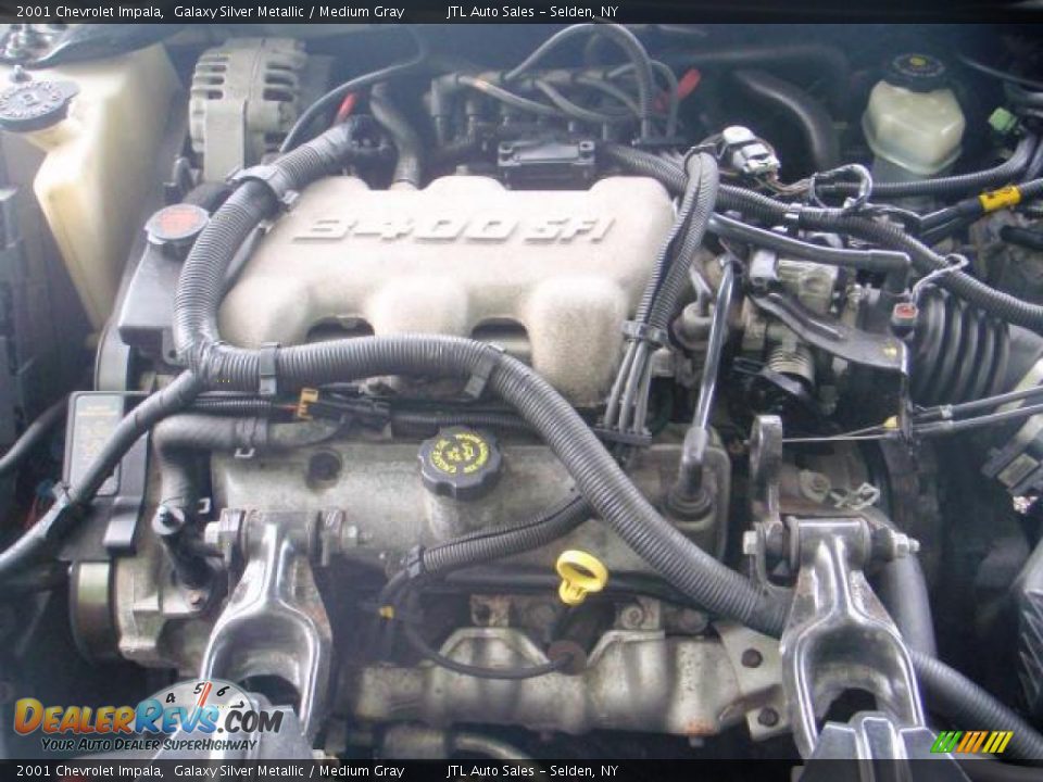 2001 Chevrolet Impala Galaxy Silver Metallic / Medium Gray Photo #8