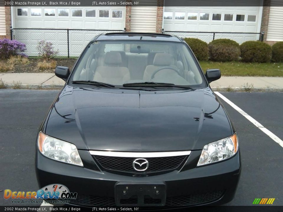 2002 Mazda Protege LX Black Mica / Beige Photo #3