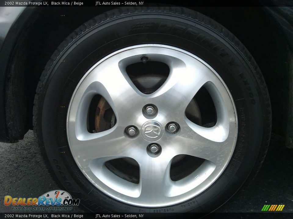 2002 Mazda Protege LX Black Mica / Beige Photo #9