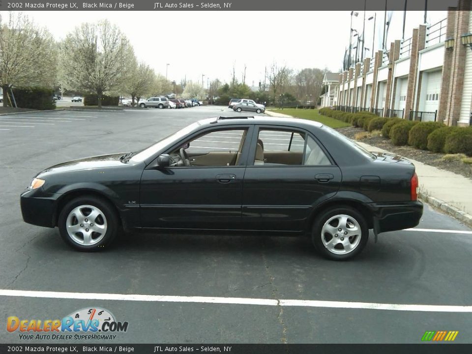 2002 Mazda Protege LX Black Mica / Beige Photo #10