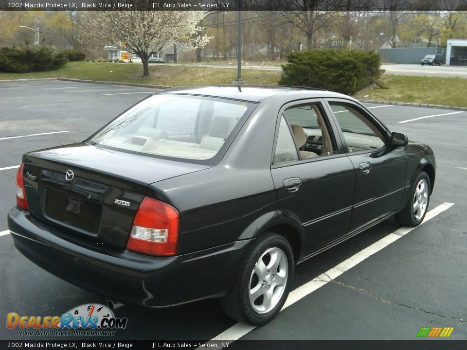 2002 Mazda Protege LX Black Mica / Beige Photo #12