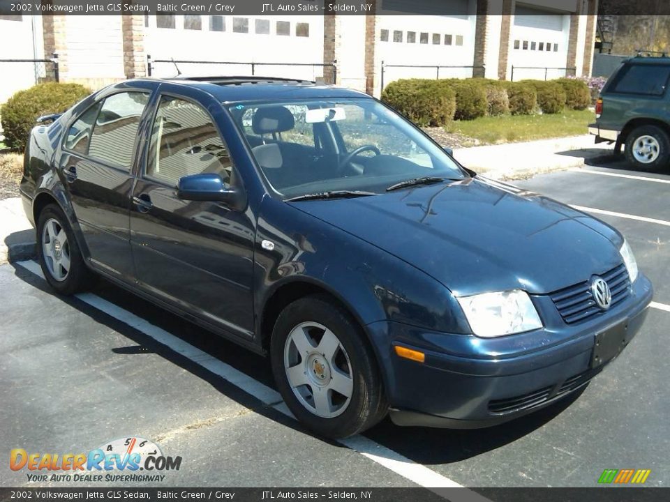 2002 Volkswagen Jetta GLS Sedan Baltic Green / Grey Photo #2