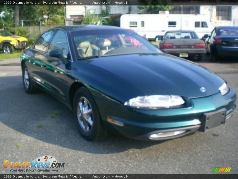 1999 Oldsmobile Aurora Evergreen Metallic / Neutral Photo #2
