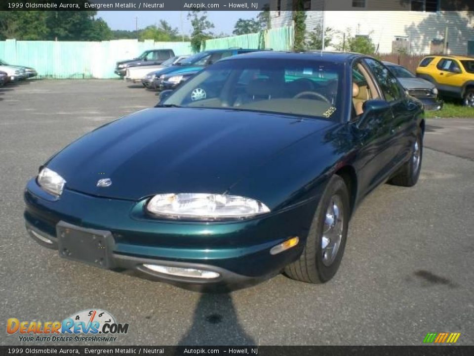 1999 Oldsmobile Aurora Evergreen Metallic / Neutral Photo #3