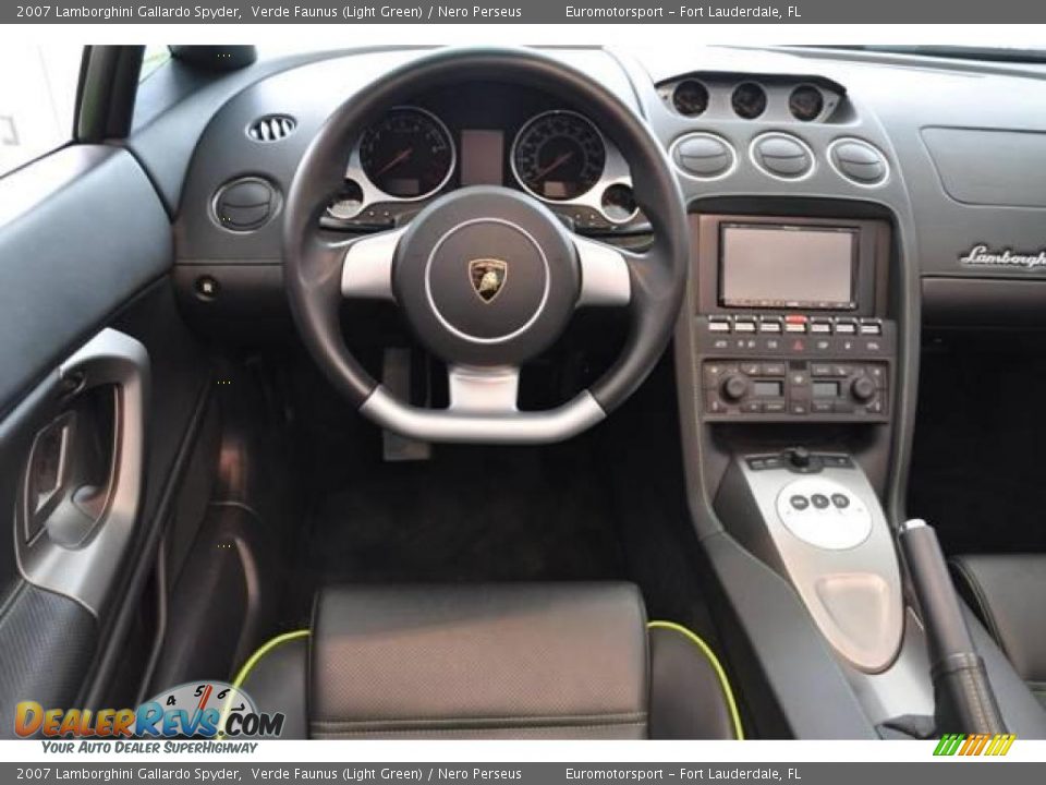 Dashboard of 2007 Lamborghini Gallardo Spyder Photo #10