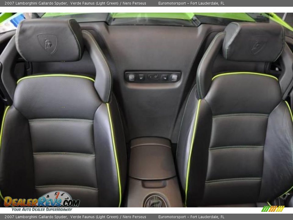 Nero Perseus Interior - 2007 Lamborghini Gallardo Spyder Photo #18