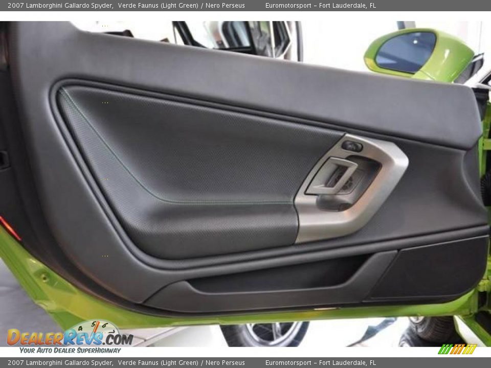 2007 Lamborghini Gallardo Spyder Verde Faunus (Light Green) / Nero Perseus Photo #60