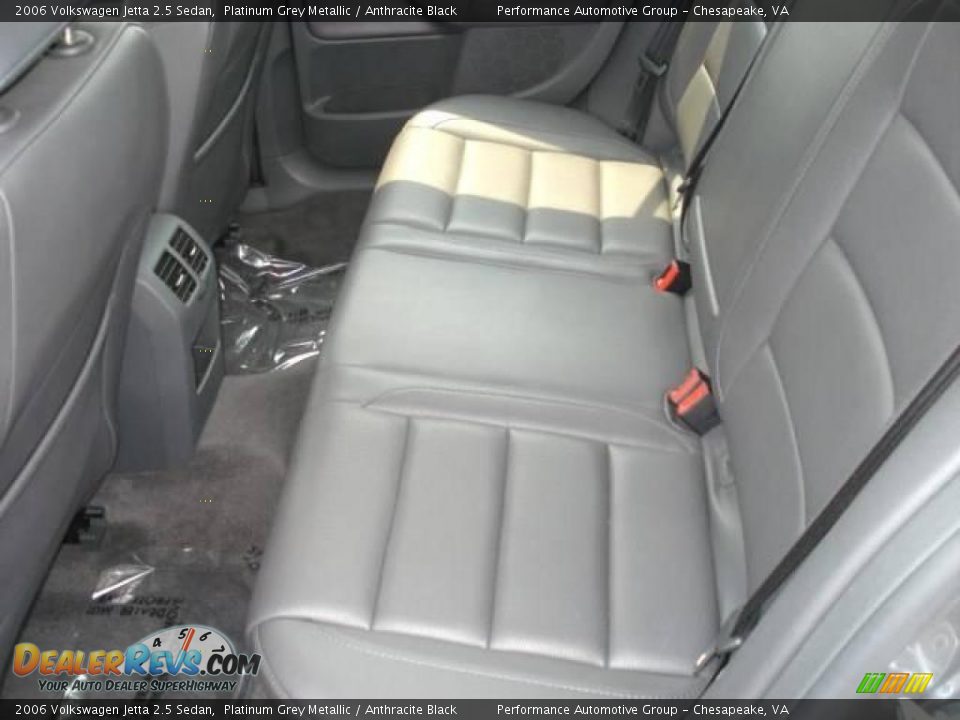 2006 Volkswagen Jetta 2.5 Sedan Platinum Grey Metallic / Anthracite Black Photo #10