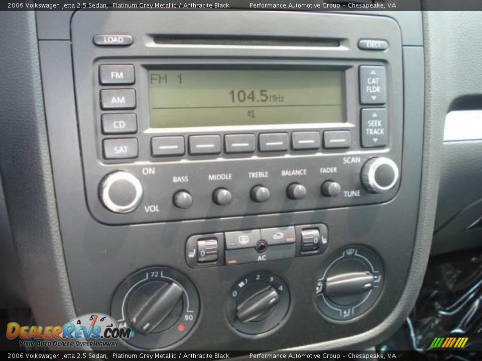 2006 Volkswagen Jetta 2.5 Sedan Platinum Grey Metallic / Anthracite Black Photo #14