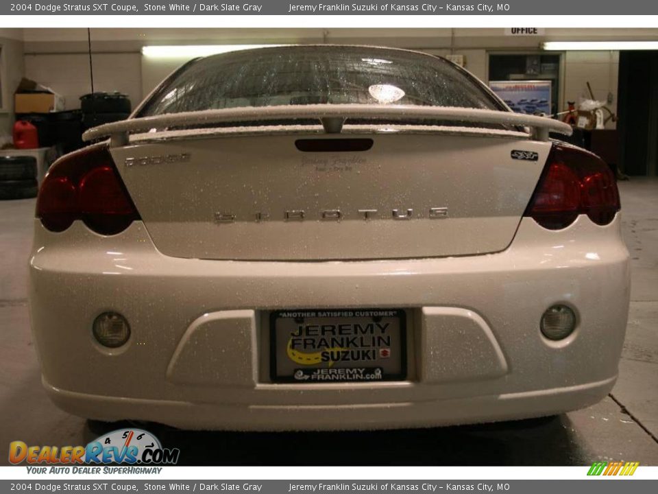 2004 Dodge Stratus SXT Coupe Stone White / Dark Slate Gray Photo #5