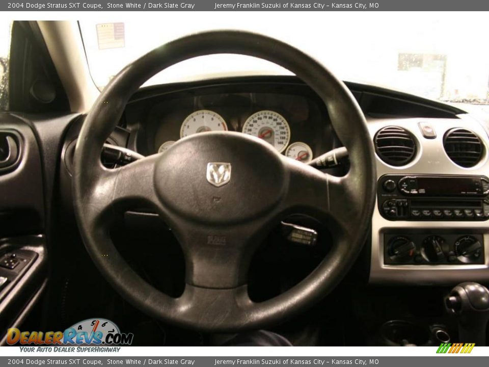 2004 Dodge Stratus SXT Coupe Stone White / Dark Slate Gray Photo #12