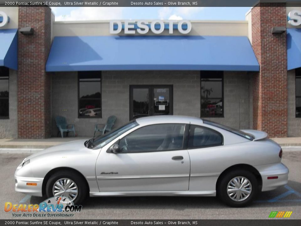 2000 Pontiac Sunfire SE Coupe Ultra Silver Metallic / Graphite Photo #1