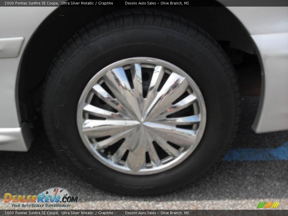 2000 Pontiac Sunfire SE Coupe Ultra Silver Metallic / Graphite Photo #11
