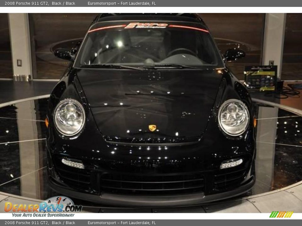 2008 Porsche 911 GT2 Black / Black Photo #2