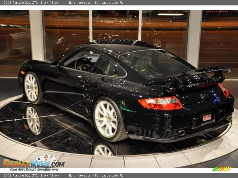 2008 Porsche 911 GT2 Black / Black Photo #6