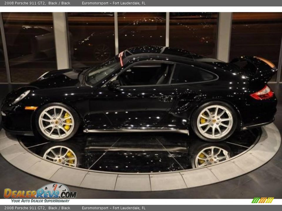 2008 Porsche 911 GT2 Black / Black Photo #11