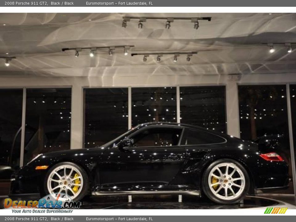 2008 Porsche 911 GT2 Black / Black Photo #13