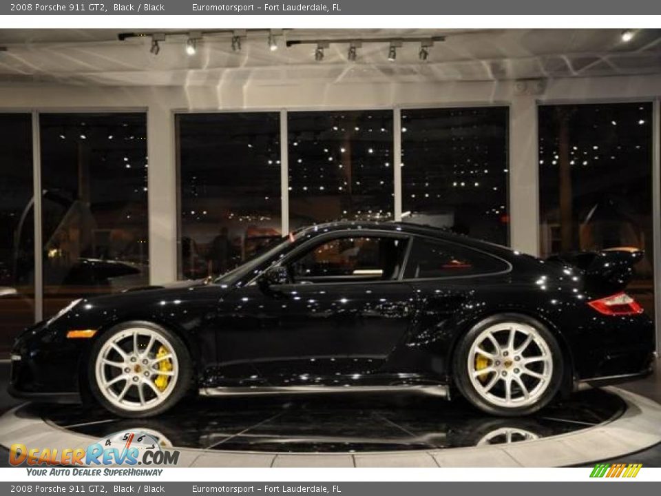 2008 Porsche 911 GT2 Black / Black Photo #15