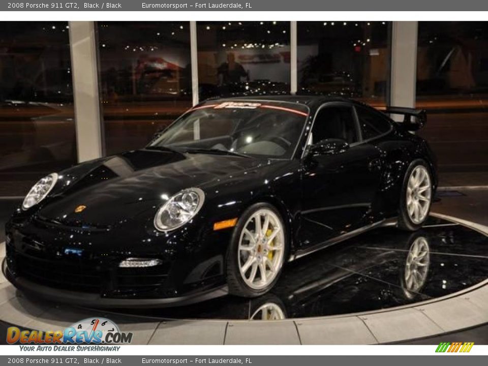 2008 Porsche 911 GT2 Black / Black Photo #21