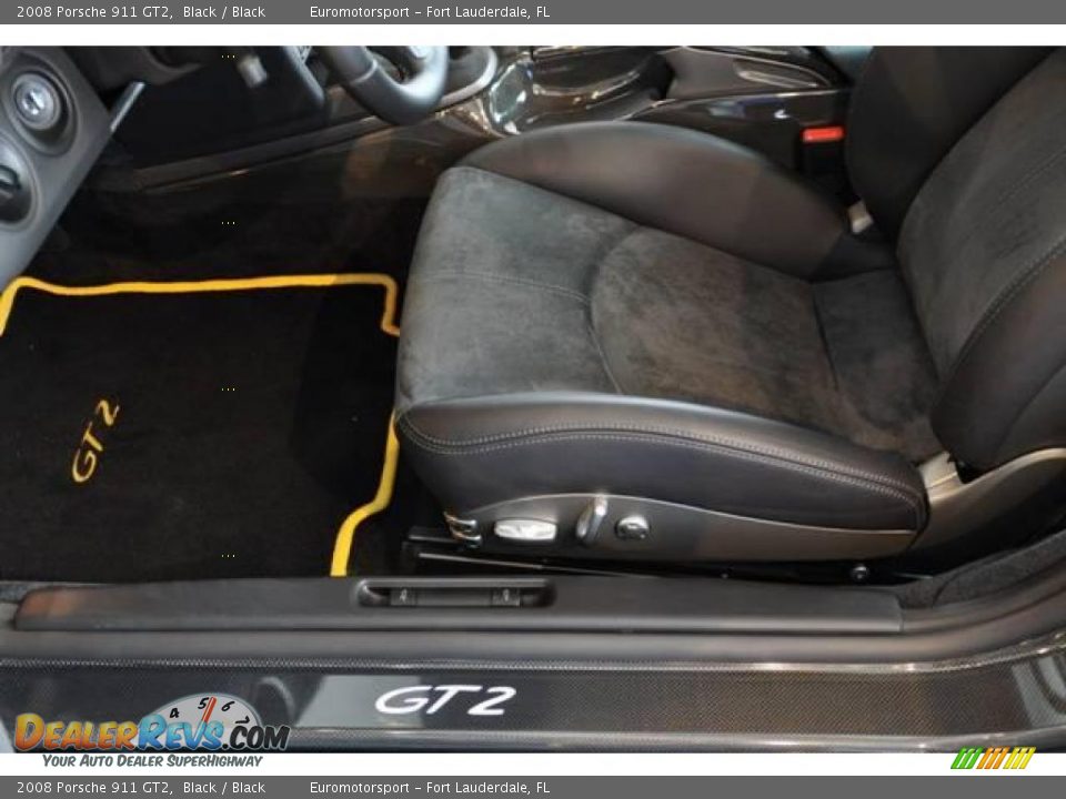 2008 Porsche 911 GT2 Black / Black Photo #22